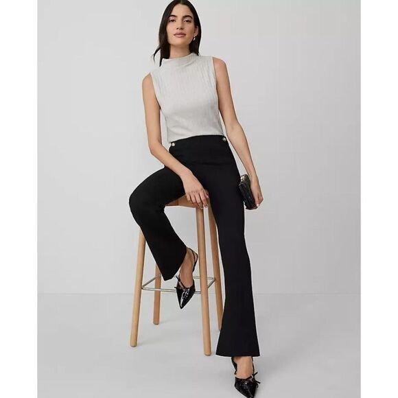 Ann Taylor The Skinny Flare Trouser Pant in Ponte NEW - Picture 9 of 9